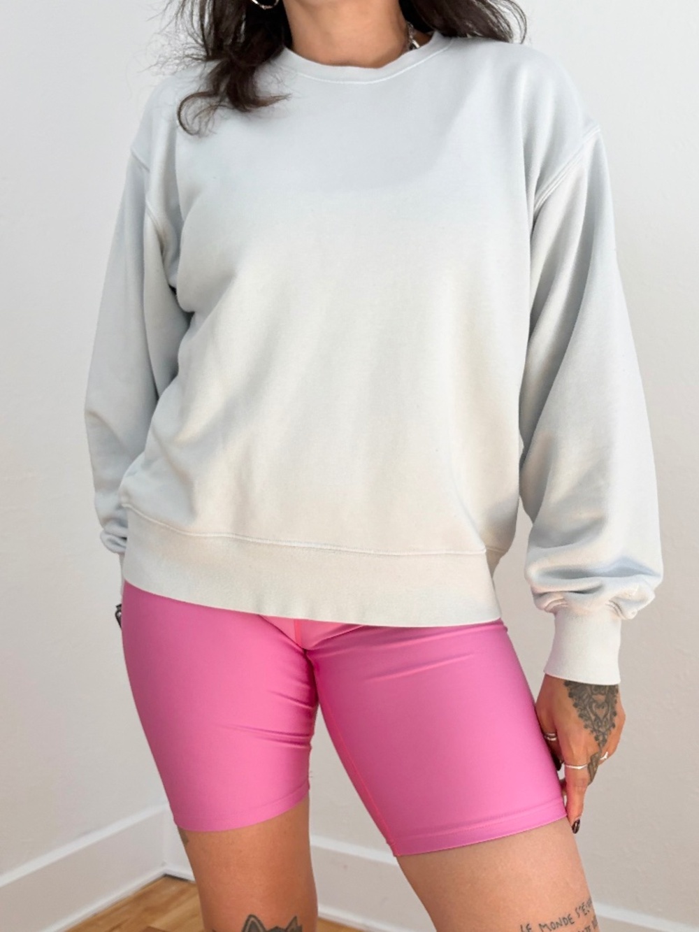 Aritzia TNA airyfleece boyfriend sweater